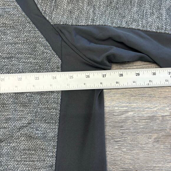 Eddie Bauer First Ascent Cloud Layer Gray Black Mens 2XL Hybrid Full Zip Hoodie - Picture 7 of 11